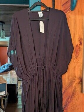 Time & Tru Roost Thai Front Cover Up, Small/Medium, New With Tags!